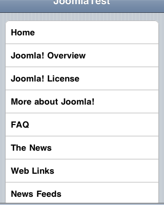 Mobile Joomla