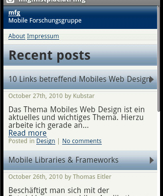 Wordpress Mobile Pack Android