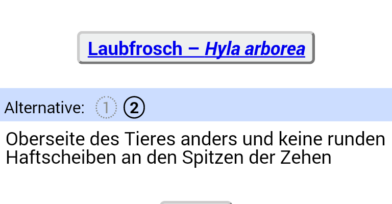 Artenidentifikation