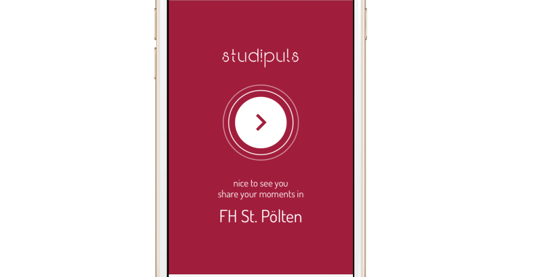 Studipuls Welcome Screen