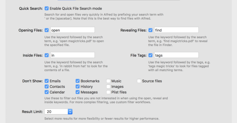 AlfredApp - File Search
