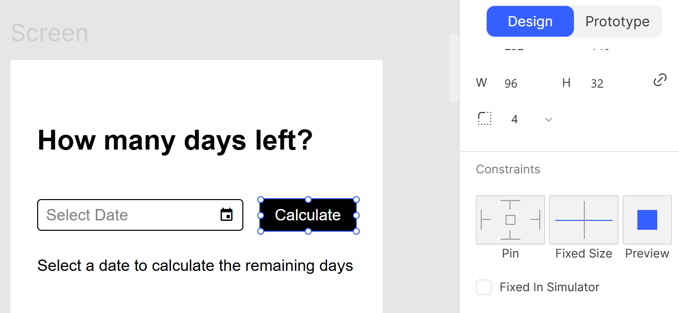 Screenshot von Quant-UX, wie das Layout für Luisa bearbeitet werden kann