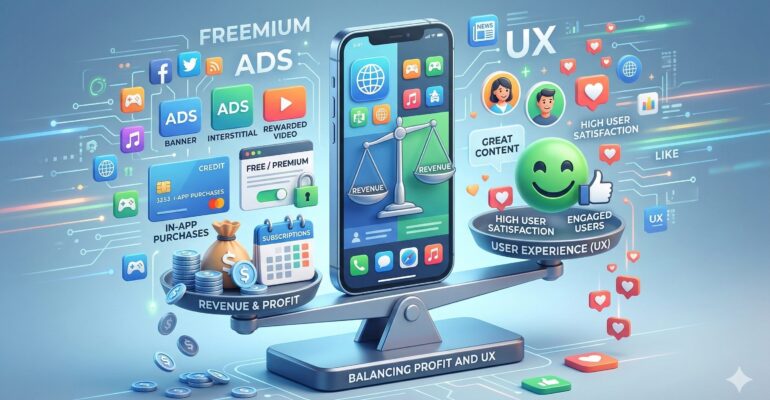Illustration of In-App Advertisment.